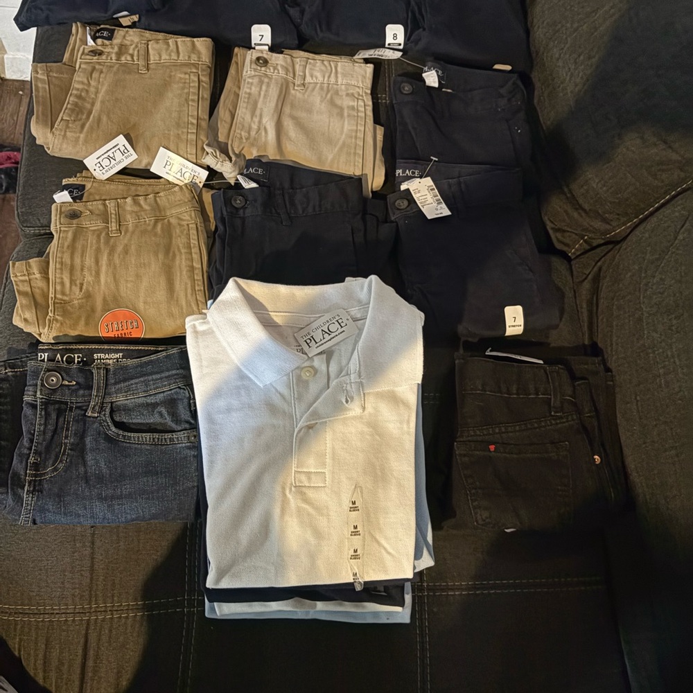 Children's Place Polo and Pants Set